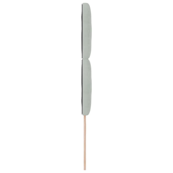 Huvudgavel Ljusgrå 100 cm Sammet