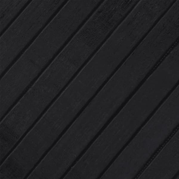 Matta rektangulär svart 70x300 cm bambu