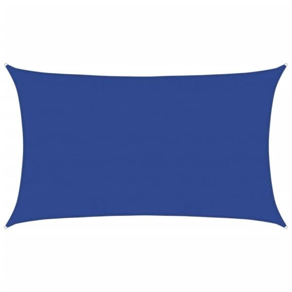 Solsegel 160 g/m² rektangulär blå 5x8 m HDPE