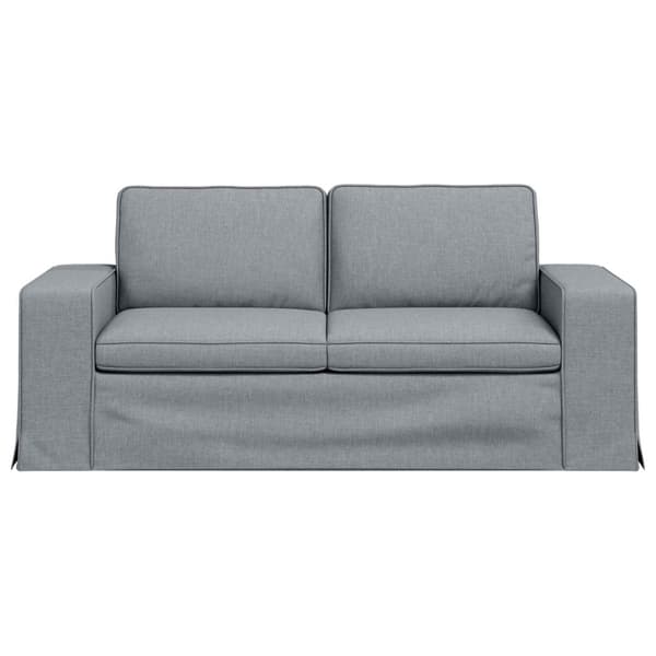 Soffa Ljusgrå 182 x 80 x 82 cm tyg