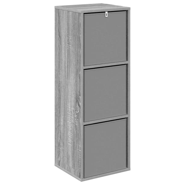 Sideboard med låda Grå Sonoma 35 x 32 x 99,5 cm