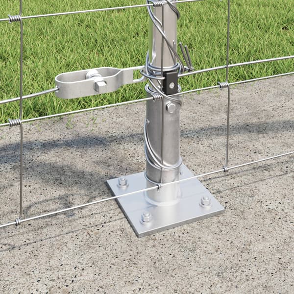 Stängselstolpe Galvaniserad 25 x 1 m Stål
