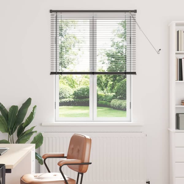 Persienn Silvergrå 150 x 90 cm PVC