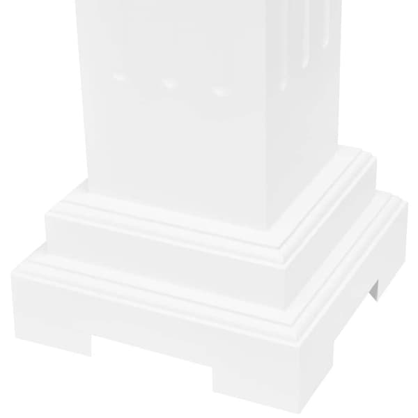 Klassisk blompelare MDF