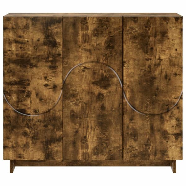 Sideboard Rökt ek 85.5 x 31 x 75 cm Konstruerat trä