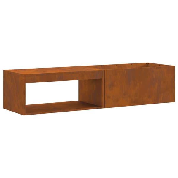 Eldstad Brun 160 x 45 x 35 cm Stål