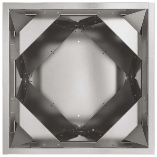 Planteringskärl 2 pcs Silver 30 x 30 x 75 cm Rostfritt stål