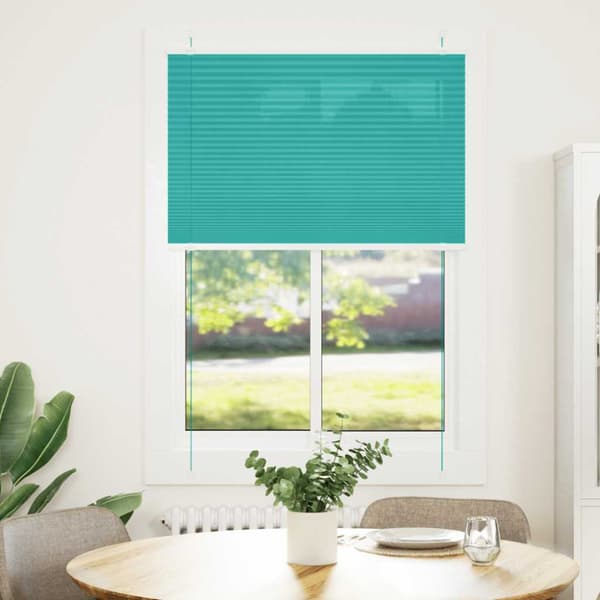 Plisserad persienn bensingrön 90x150 cm tyg bredd 89,4cm
