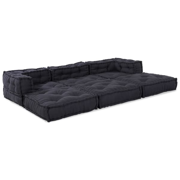 Modulsofa enhet 3 pcs Antracit Tyg