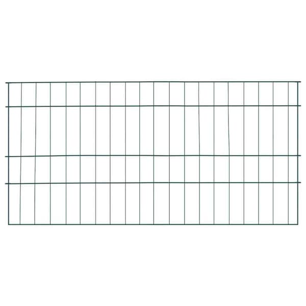 Dammskydd Set 5 pcs Grön 100 x 50 cm Stål
