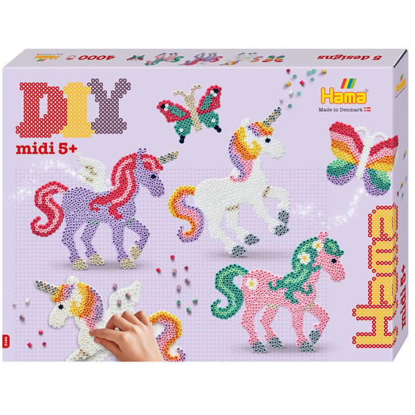 Hama Midi Box Stjärnljus Hästar 4000 st