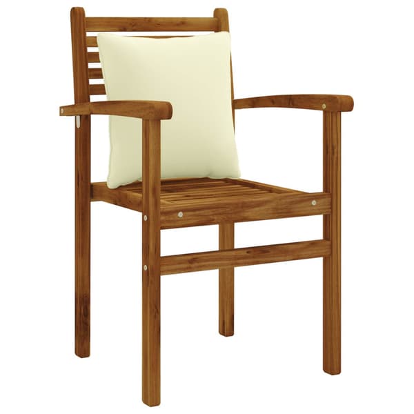 4-delad ryggkudde PUTTEN 4 st 100% Polyester Gräddvit
