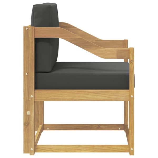 2 Stycke Utomhussoffset Polyester Vit och Antracit