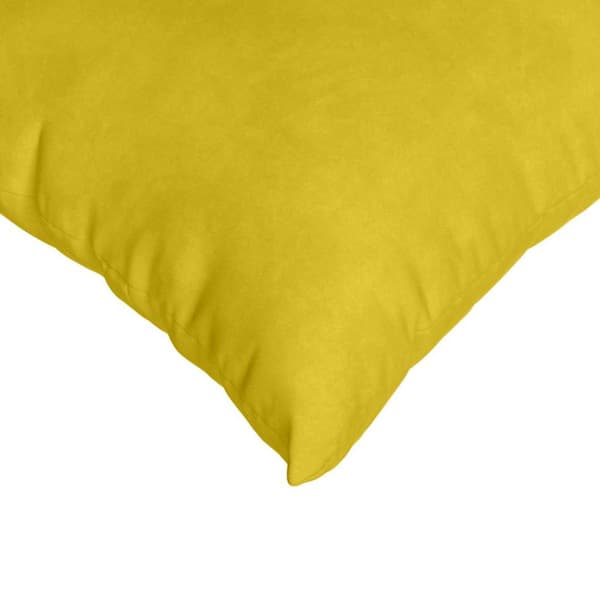 Sofakuddar 2 pcs Gul 60 x 40 cm Kordread tyg