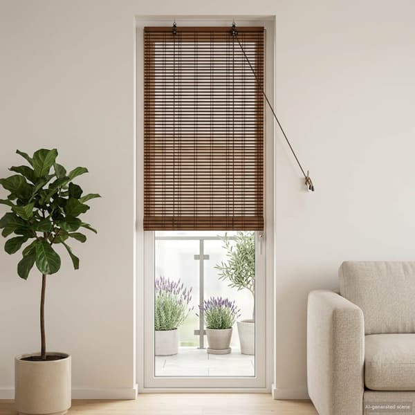 Rullgardin Brun 70 x 220 cm Bambu