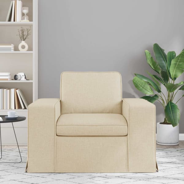 Soffa Kräm 103 x 80 x 82 cm tyg