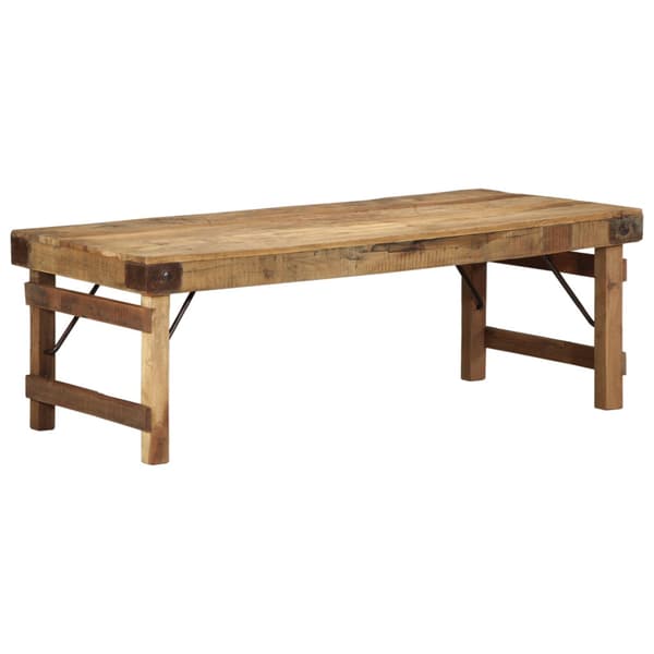 Kaffeebord Brun 110 x 55 x 40 cm Solid återvunnen trä