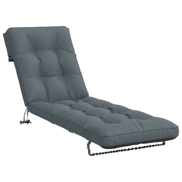 Solstol Kudde VIANEN 100% Polyester Blå 200 x 60 x 8 cm