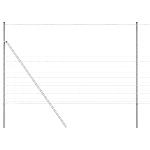 Stängselstolpe Galvaniserad 25 x 1,5 m Stål
