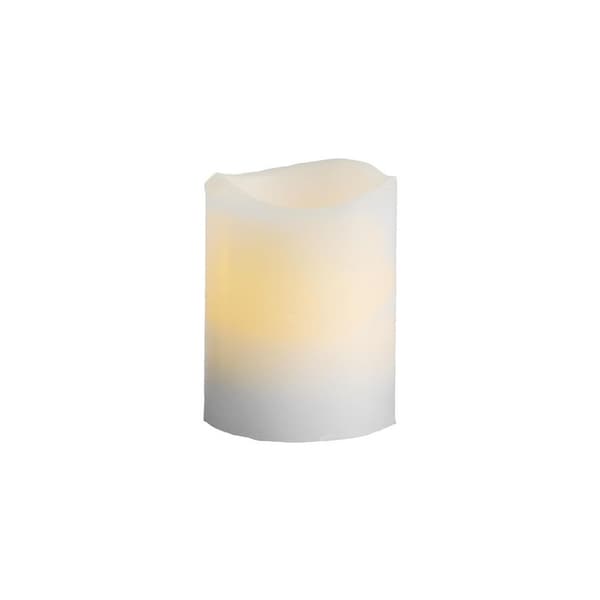Blockljus STAR T LED May 6cm vit 2/fp