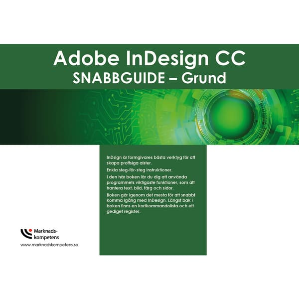 Adobe InDesign CC snabbguide - grund (bok, spiral)