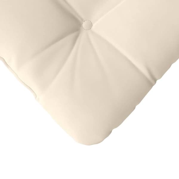 Sittkuddar 4 pcs Beige 40 x 40 cm Mikrofiber Tyg