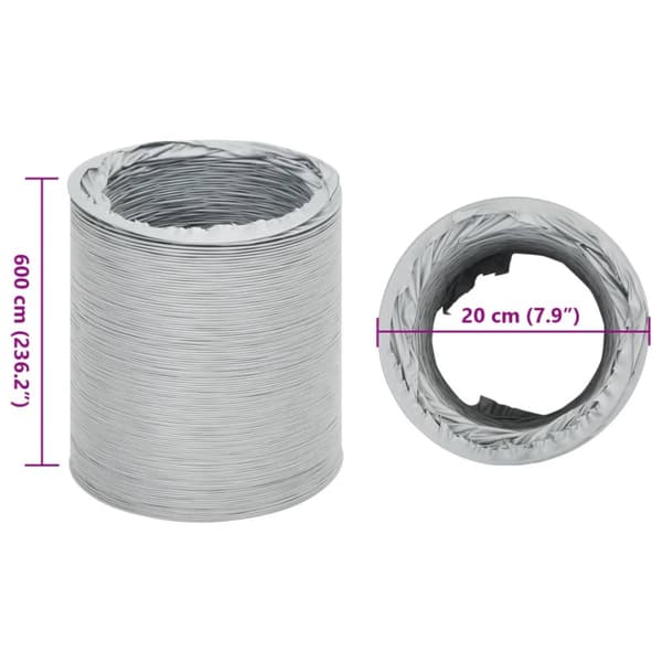 Frånluftsslang PVC 6 m Ø10 cm