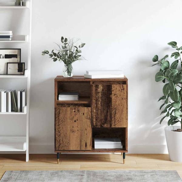 Sideboard Gammalt trä 60 x 35 x 70 cm
