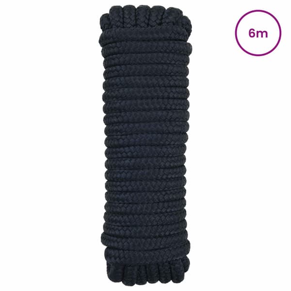 Båtsnöre 6 m 1.6 Kungsblå Polyester