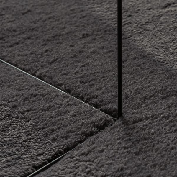 Matta HUARTE Antracit 100 x 200 cm 100% Polyester