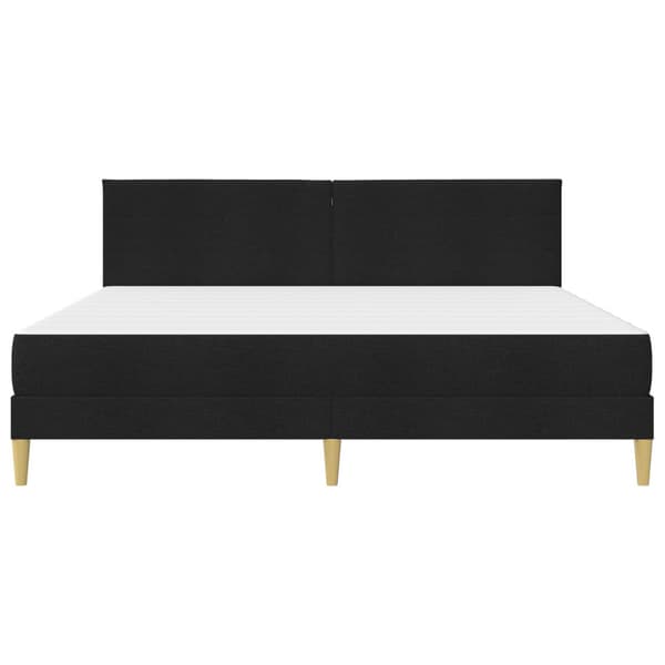 Sängram Svart 200 x 200 cm Polyester