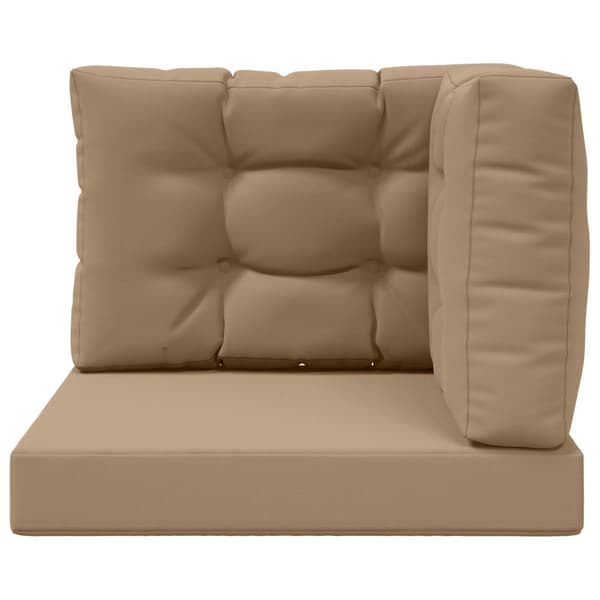 Utomhus Soffa Kudde 3 pcs Taupe Polyester