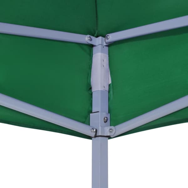Grönt hopfällbart tält 3 x 3 m