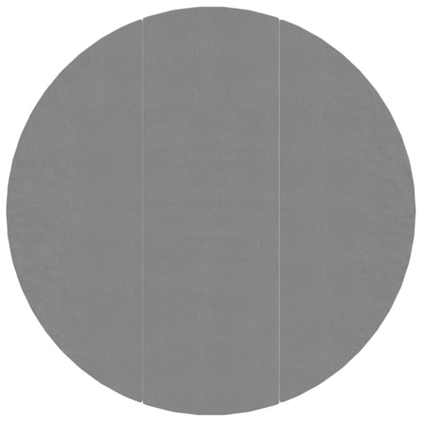 Bottenmatta ljusgrå Ø396 cm polyester geotextil