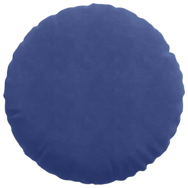 Sittkuddar 2 pcs Polisblå Ø60 x 21 cm Sammet