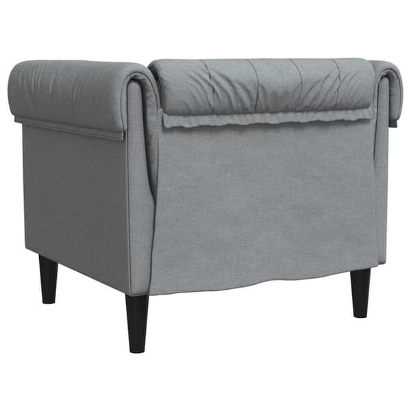 Soffa Ljusgrå 78,5 x 74,5 x 74,5 cm Polyester