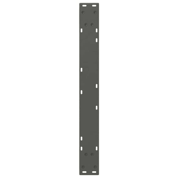 Matbordsben 2 st antracit 80x(72-73,3) cm stål