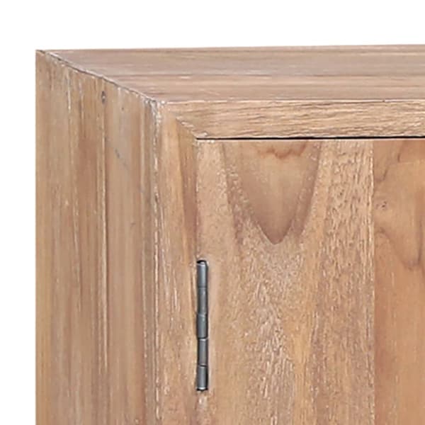 Sidoskåp 110x30x75 cm massiv teak