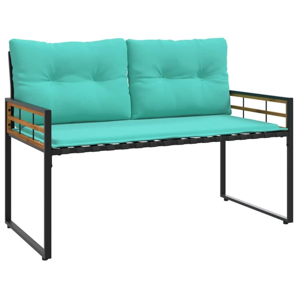 Utemöbelset med kudde 4 pcs Turkos