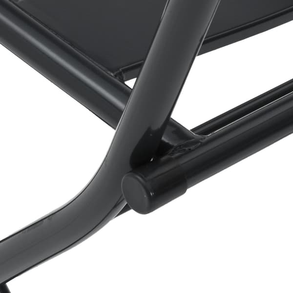 Trädgårds Bistro Set 3 pcs Antracit Stål