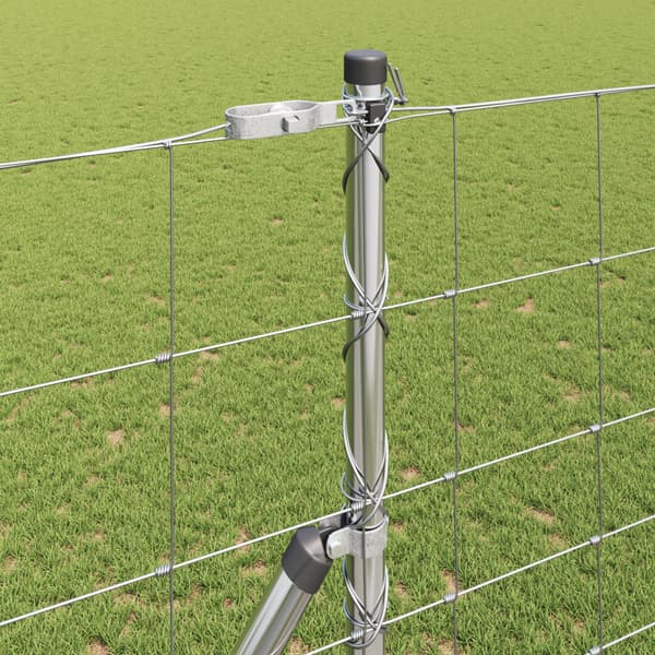 Stängselstolpe Galvaniserad 25 x 1,4 m Stål