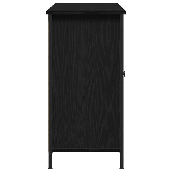 Sideboard Svart Ek 100 x 35 x 70 cm