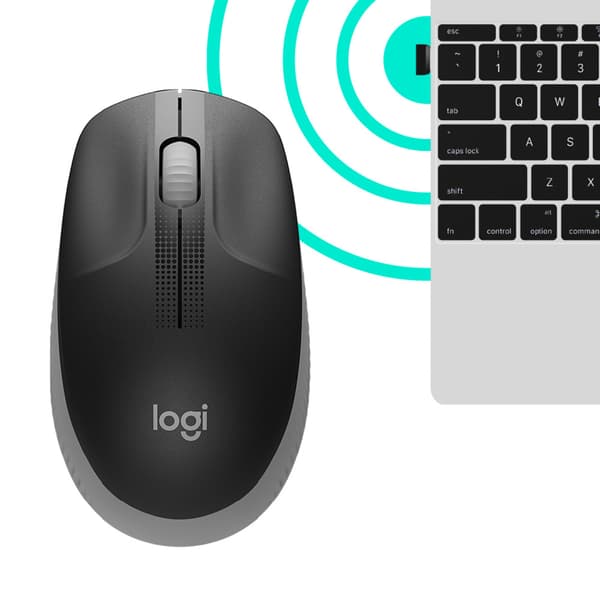 Logitech M190 datormöss Ambidextrous RF Trådlös Optisk 1000 DPI