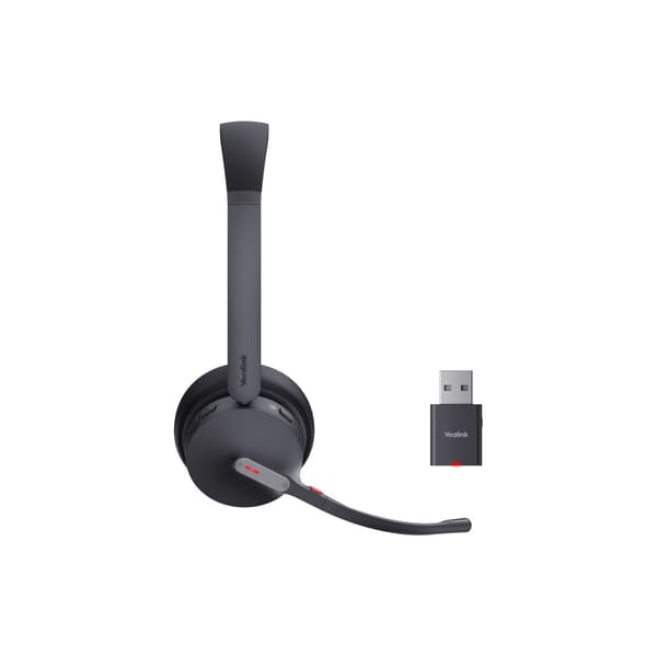 Yealink WH64 Hybrid Dual - headset - USB-A via DECT-adapter, USB-C