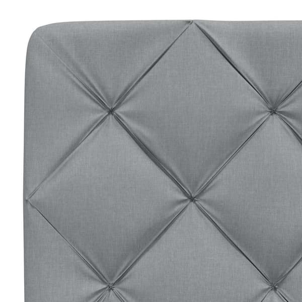Bed Frame without Mattress Light Grey 140x200 cm Fabric