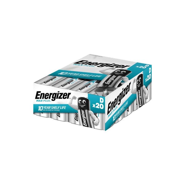 Batteri ENERGIZER Max Plus D 20/fp