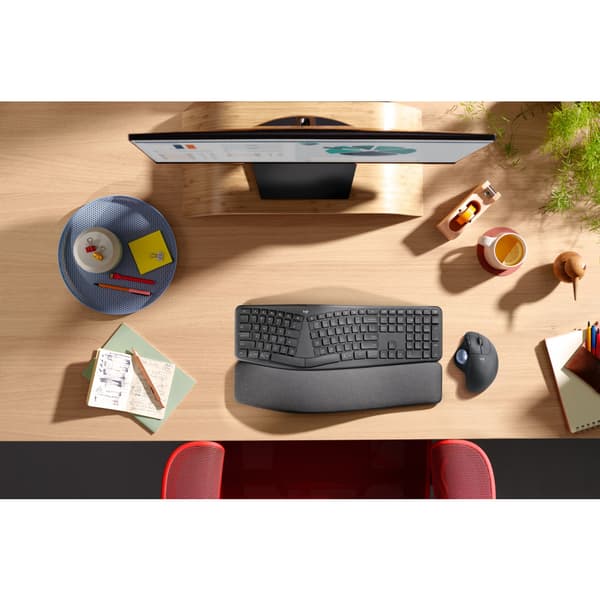 Logitech ERGO M575 for Business datormöss högerhand Trådlös RF + Bluetooth Styrkula 2000 DPI