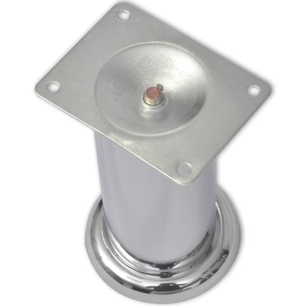 Runda soffben 8 st krom 120 mm