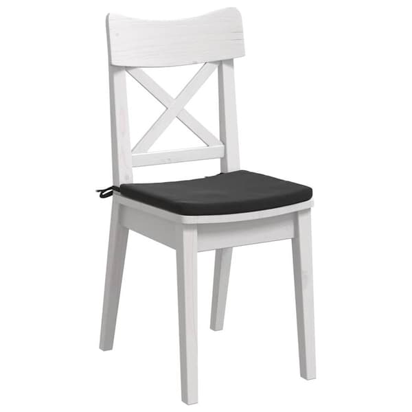Sittkuddar 4 pcs Svart 40 x 40 x 3 cm Sammet