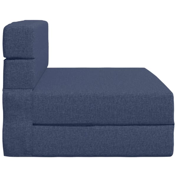 Fällbar Soffbed Blå 70 x 72 x 60 cm Tyg